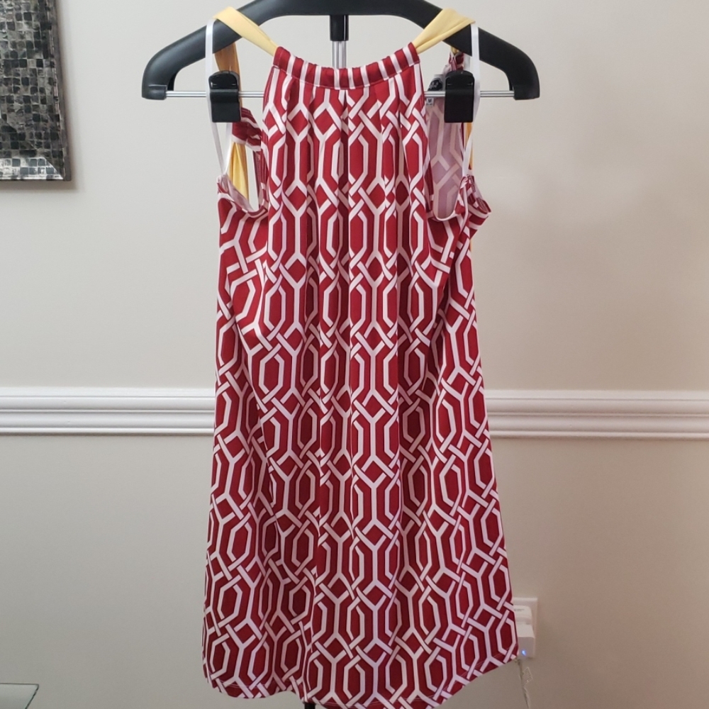 Mud Pie Garnet and Gold dress
